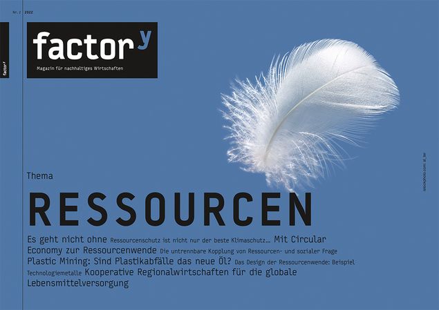 Titel factor<sup>y</sup>-Magazin Ressourcen