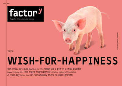 Title of factor<sup>y</sup>-magazin Wish-for-Happiness