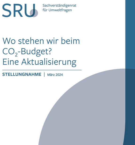 SRU-Stellungnahme zum CO2-Budget Deutschlands