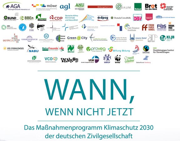 Titel des Klimaschutzprogramms der Zivilgesellschaft 2030