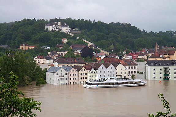 Hochwasser in der Passauer Altstadt 2013