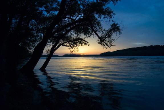 Sonnenuntergang als Symbol des Abschieds von EU-Klimapolitik