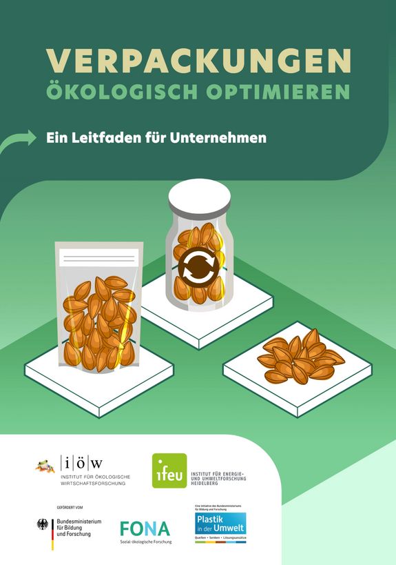 Titelbild des Leitfadens Verpackungen ökologisch optimieren