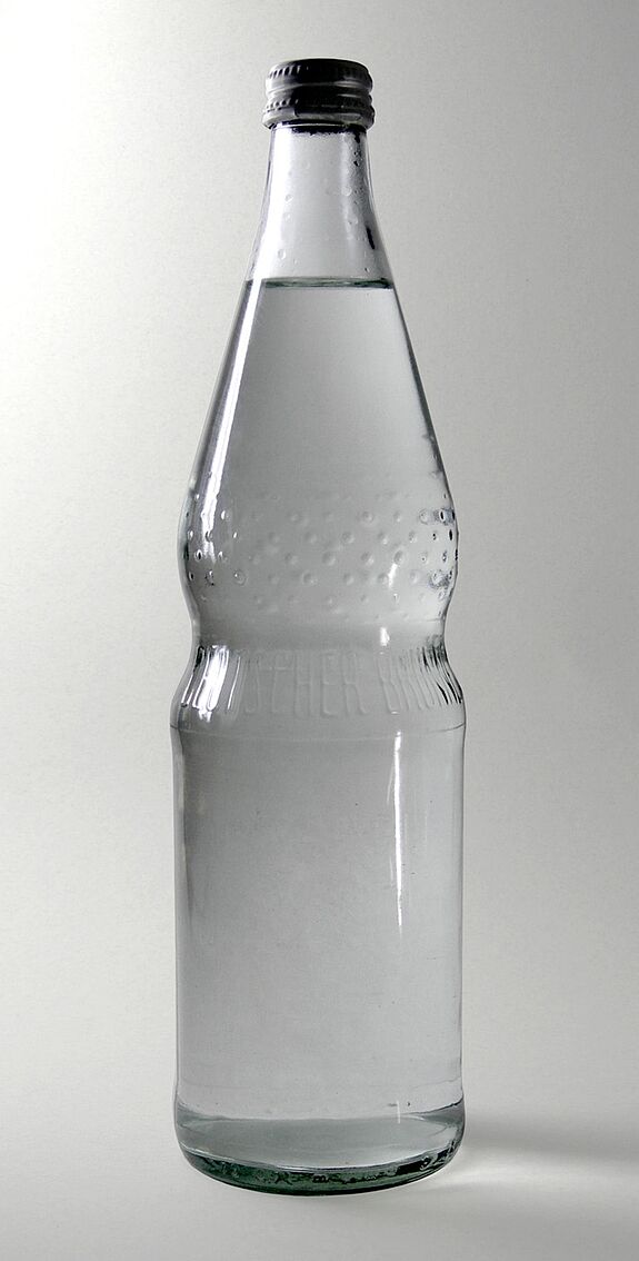 Perlenflasche Mehrweg aus Glas